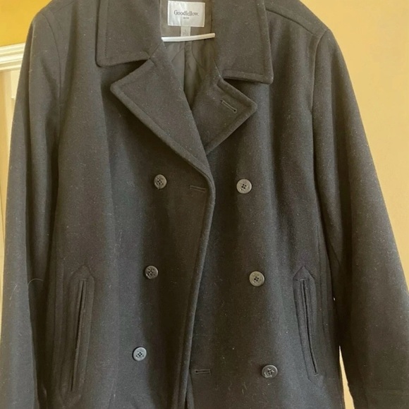 Goodfellow & Co Men's Charcoal Peacoat - Picture 2 of 5